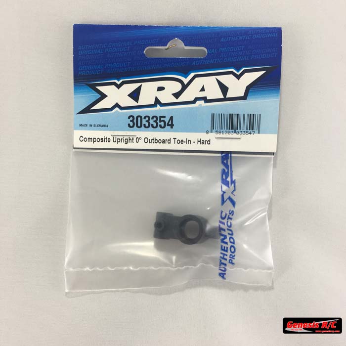 XRAY 303354 Composite Upright 0° Outboard Toe-In Hard 