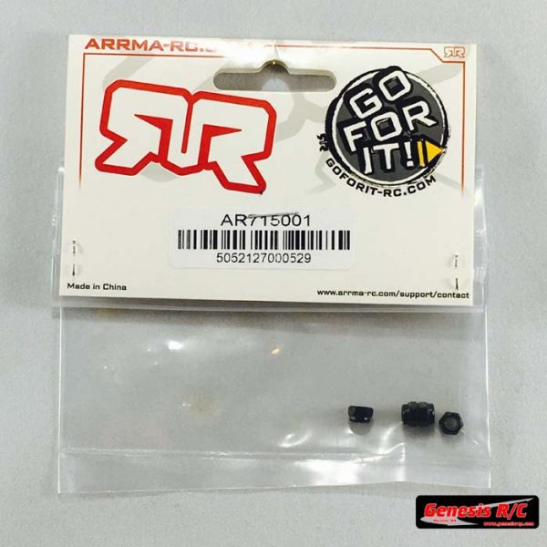 Arrma 715001 Nylon Nut 3mm (4)