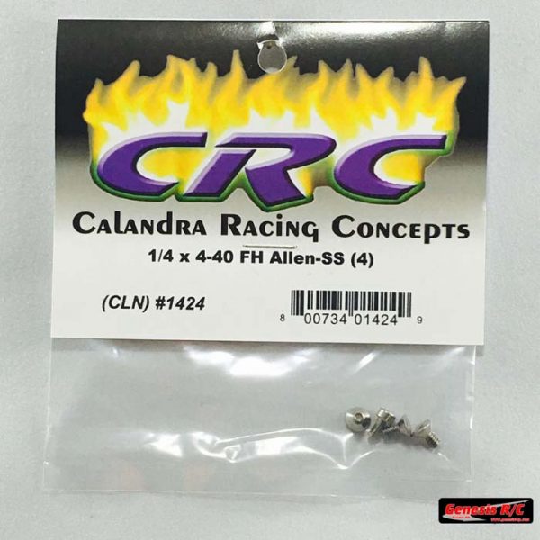 CRC 1424 - 4-40 x 1/4" SOS FH screw (4)