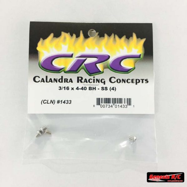 CRC 1433 - 3/16 x 4-40 BH - SS (4)