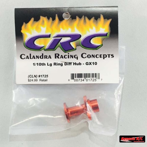 CRC 1725 - 1/10th Lg Ring Diff Hub - GX10/BA - RED