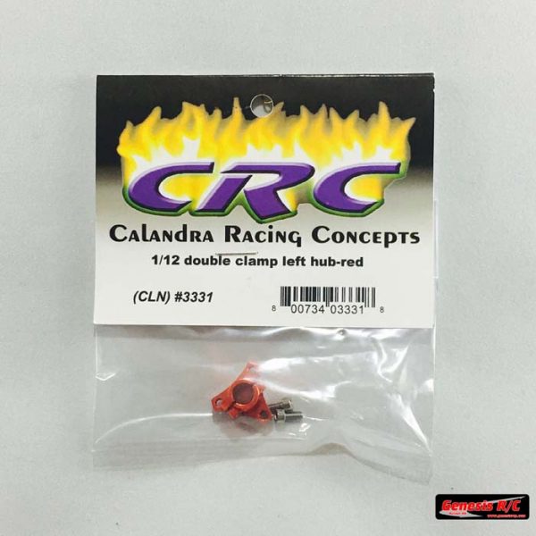 CRC 3331 - Double Clamp Left hub-red