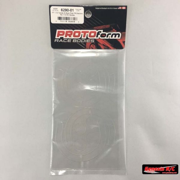 Protoform 6290-01 - 1/10 Fender/Body Post Protectors