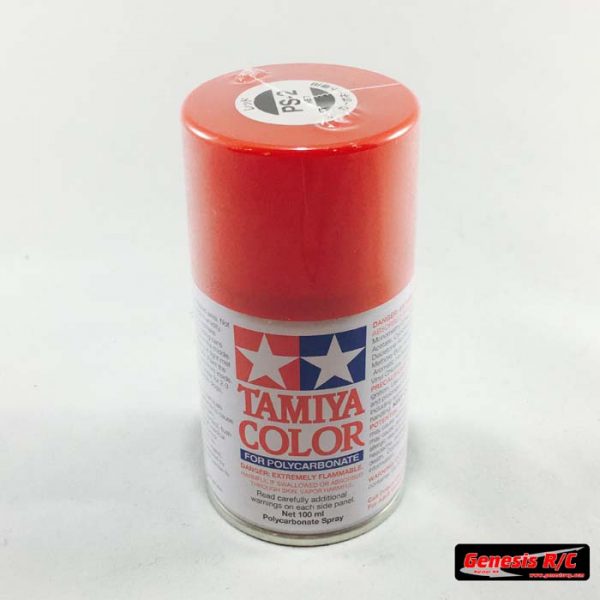 Tamiya 86002 - PS-2 Polycarbonate Spray Red 3 oz