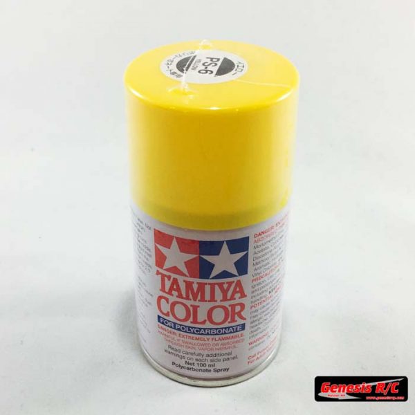 Tamiya 86006 - PS-6 Polycarbonate Spray Yellow 3 oz