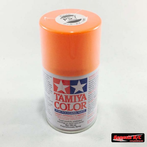 Tamiya 86007 - PS-7 Polycarbonate Spray Orange 3 oz