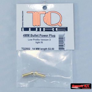 TQ Racing 2502 - 14MM 4MM BULLET MALE CONN..
