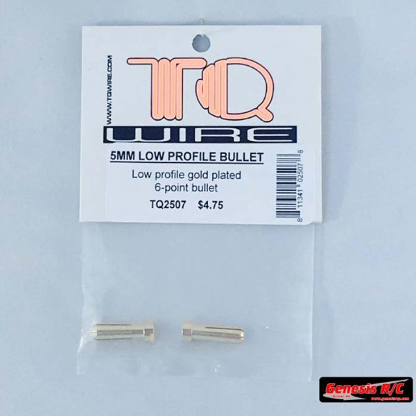 TQ Racing 2507 - 5mm Bullet Connector 6Point Standard Top