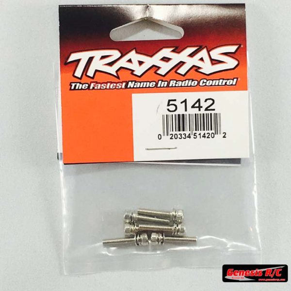 Traxxas 5142 - Caphead Machine Screws 3x15mm T-Maxx 2.5 (6)