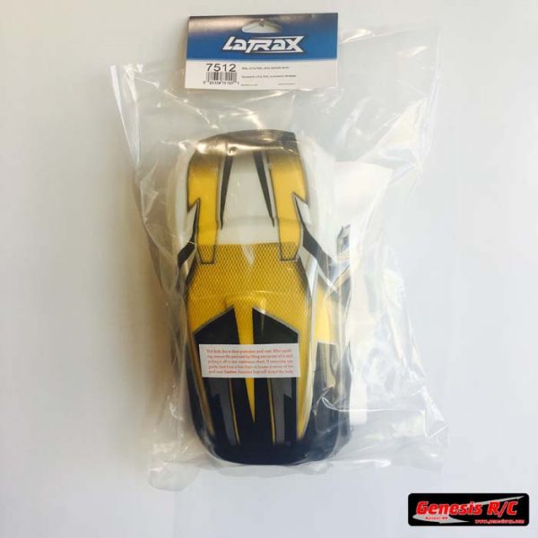 Traxxas 7512 - Body, LaTrax 1/18 Rally, yellow (painted)/ decals