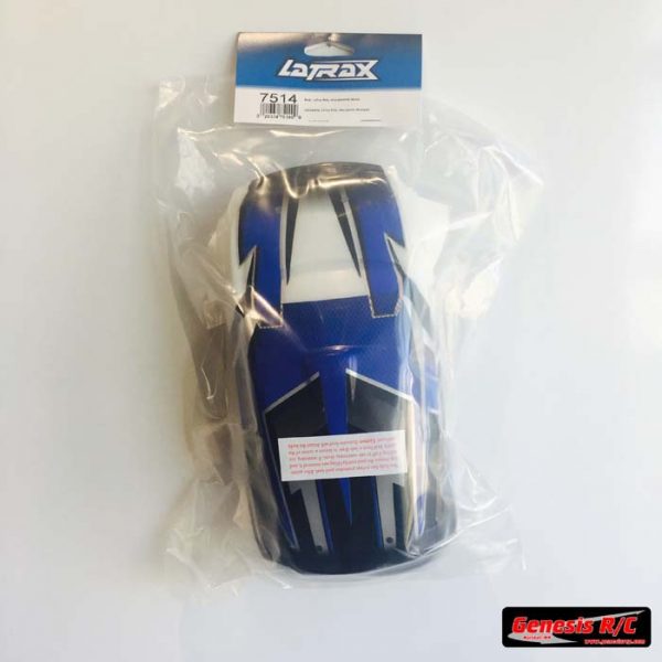 Traxxas 7514 - Body, LaTrax 1/18 Rally, blue (painted)/ decals