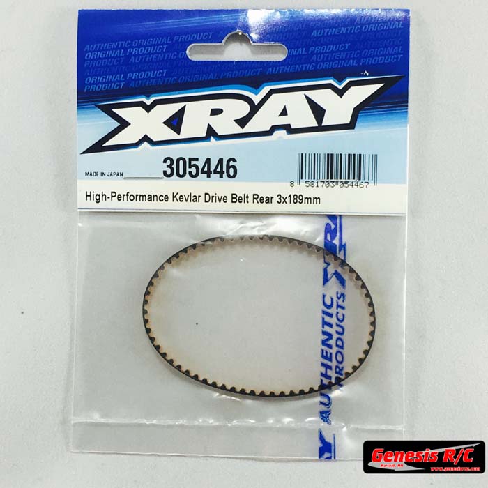 Xray High-Performance Low Friction Kevlar Drive Belt Rear 3 x 189 mm XRA305447