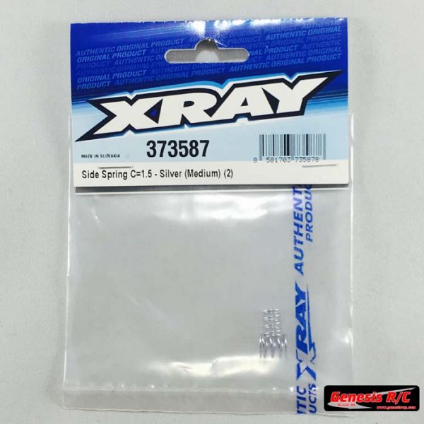 Xray 373587 - SIDE SPRING C=1.5 Silver (2)