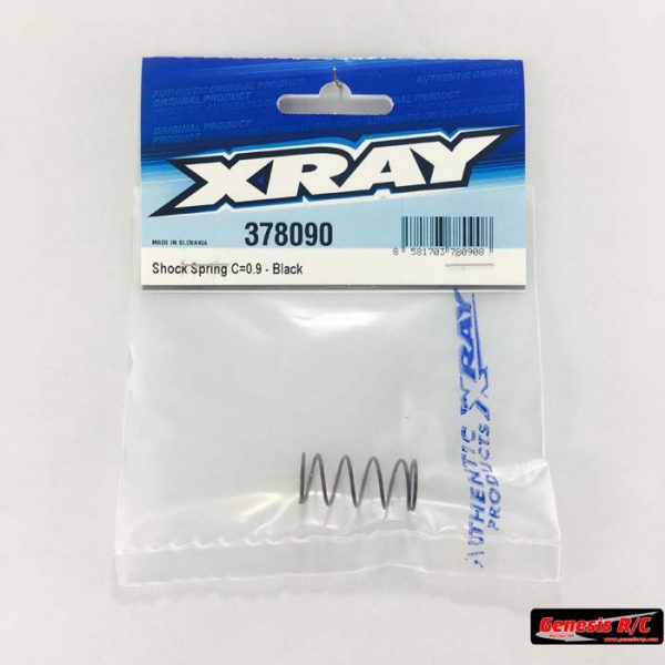 Xray 378090 - SHOCK SPRING C=0.9 - BLACK