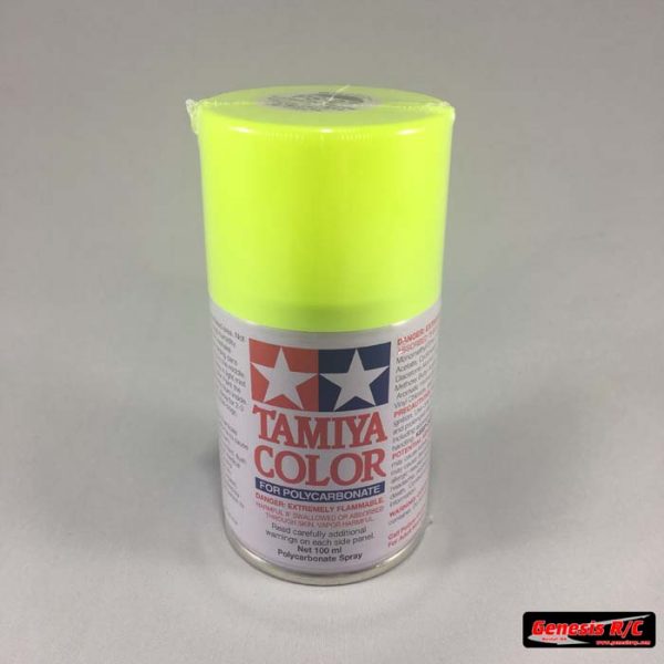 Tamiya 86027 - PS-27 Polycarbonate Spray Fluorescent Yellow 3 oz