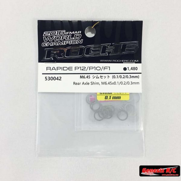 Roche 530042 - Rear Axle Shim, M6.45x0.1/0.2/0.3mm
