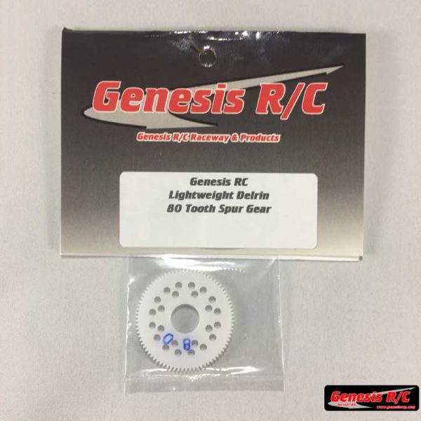Genesis R/C GRC680 -  Light Weight Delrin 80Tooth Spur Gear 3/32 Diff Balls