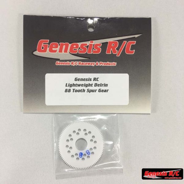 Genesis R/C GRC688 -  Light Weight Delrin 88Tooth Spur Gear 3/32 Diff Balls