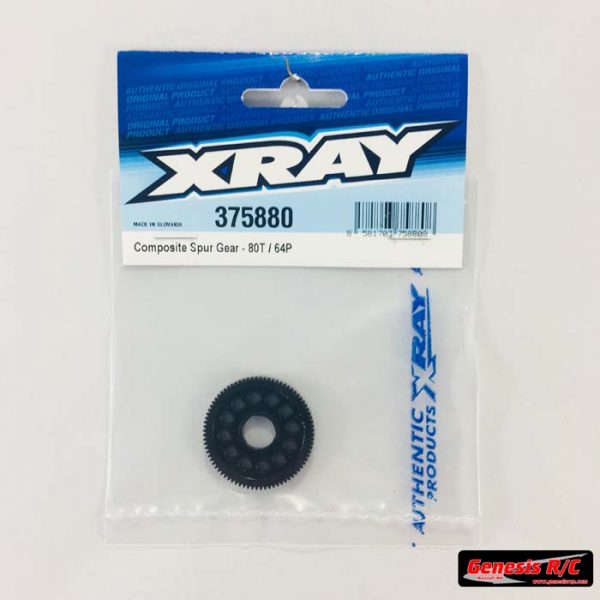 Xray 375880 - COMPOSITE SPUR GEAR - 80T / 64P