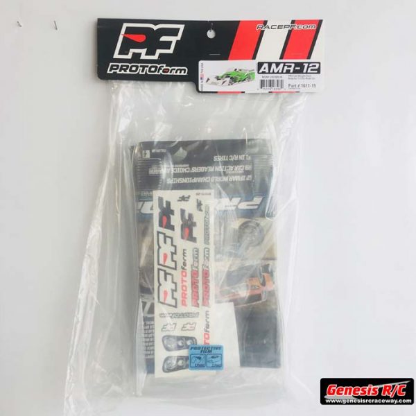 Protoform 1611-15 AMR-12 PRO Ltweight Clear Body 1/12 OnRd Car