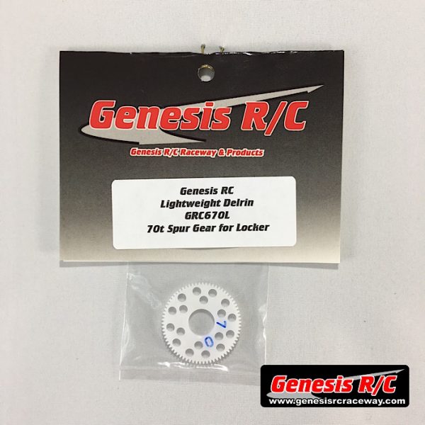 Genesis R/C GRC670L -  Light Weight Delrin 70Tooth Spur Gear for Locker