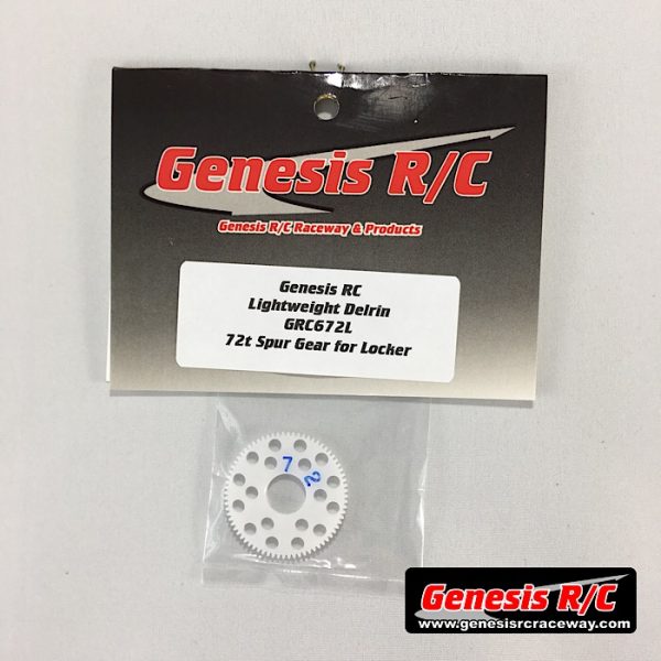 Genesis R/C GRC672L -  Light Weight Delrin 72Tooth Spur Gear for Locker