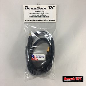 Donathen Racing Products DRC003 - 2s 30" Balance Lead, 4-5mm to XT60, Obsidian