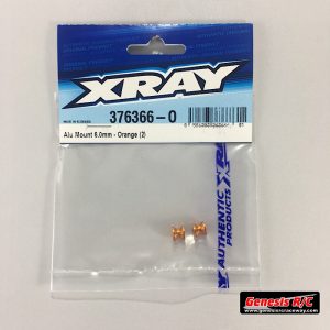 Xray 376366O - ALU MOUNT 6.0MM - ORANGE (2)