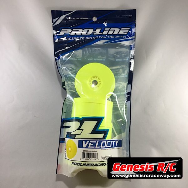 ProLine 2702-02 - Velocity V2 1/8 Buggy Rims (4) (Yellow)