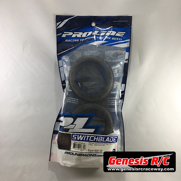 M4 2 Pro-Line PRO9057-03 1//8 SwitchBlade Off Road Buggy Tire
