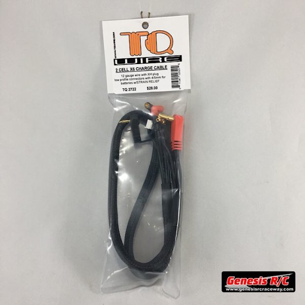 TQ Racing 2722 - 2s Complete Cable with strain relief for icharger X6