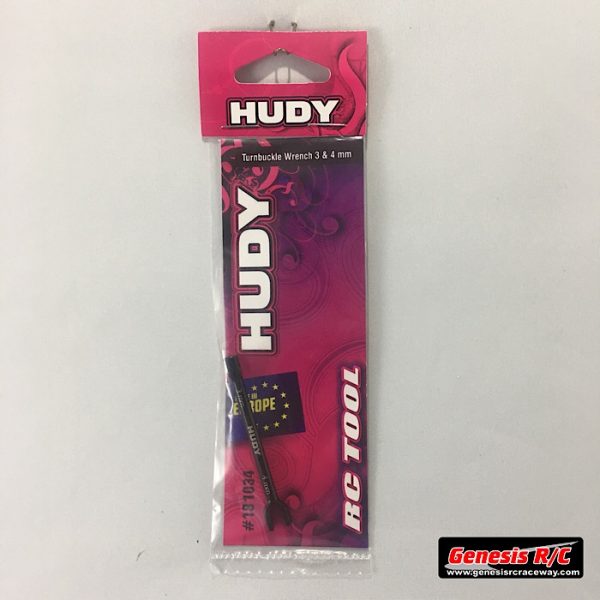 Hudy 181034 - HUDY SPRING STEEL TURNBUCKLE WRENCH 3 & 4MM