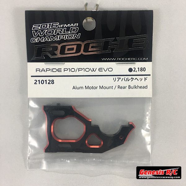Roche 210128 - Rapide P10/P10W EVO Aluminum Motor Mount / Rear Bulkhead