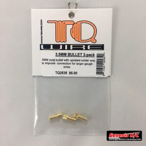 TQ Racing 2535 - 3.5mm Can-Am Bullet 3 PCS Male only