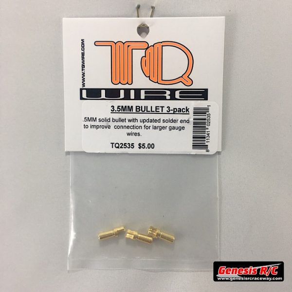 TQ Racing 2535 - 3.5mm Can-Am Bullet 3 PCS Male only