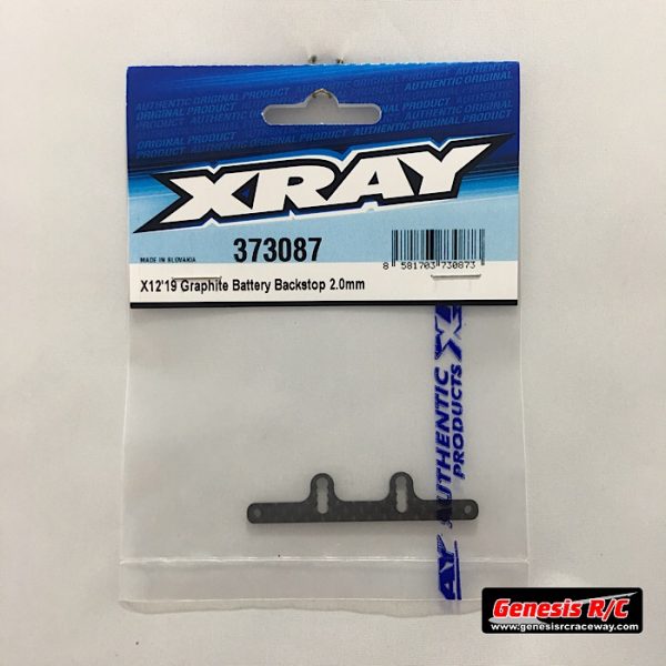 Xray 373087 - X12'19 GRAPHITE BATTERY BACKSTOP 2.0MM