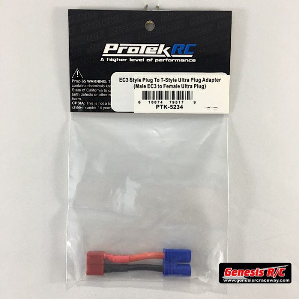 ProTek RC 5234 - ProTek RC EC3 Style to T-Style Ultra Plug Adapter (Male EC3/Female Ultra)