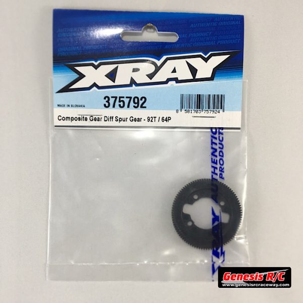 XRAY 375792 - COMPOSITE GEAR DIFF SPUR GEAR - 92T / 64P