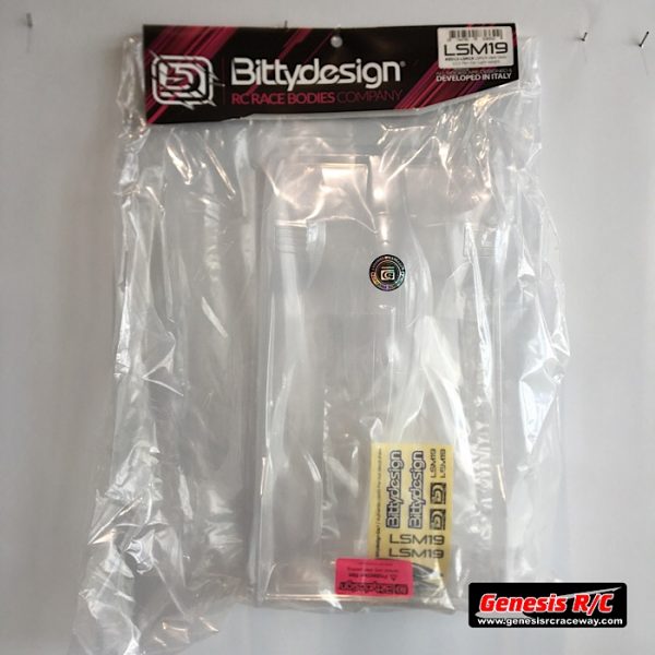 Bitty Design 12-LSM19 - Bittydesign LSM19 1/12 Pan-Car Body (Clear) (Light Weight)