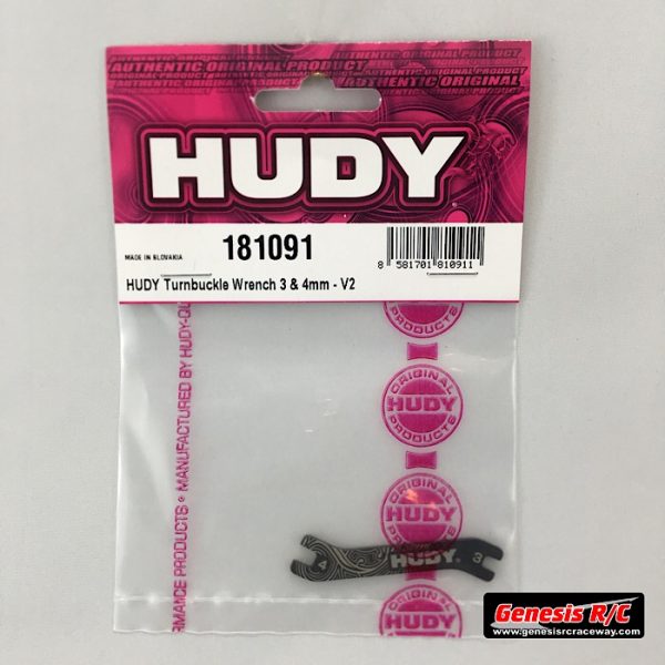 Hudy 181091 - HUDY TURNBUCKLE WRENCH 3 & 4MM
