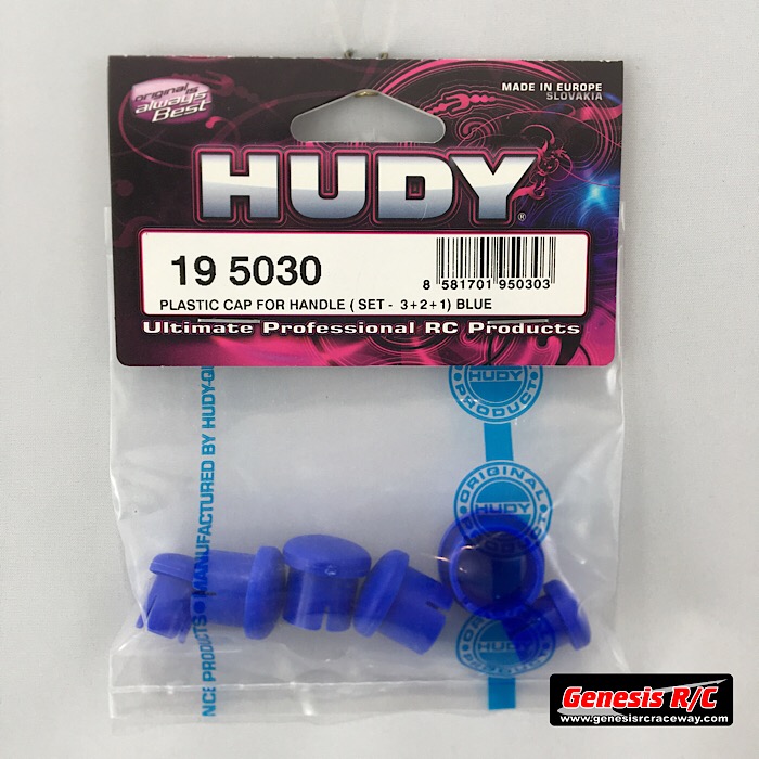 Hudy 195030 - PLASTIC CAP FOR HANDLE ( SET - 3+2+1) Blue - Genesis RC ...