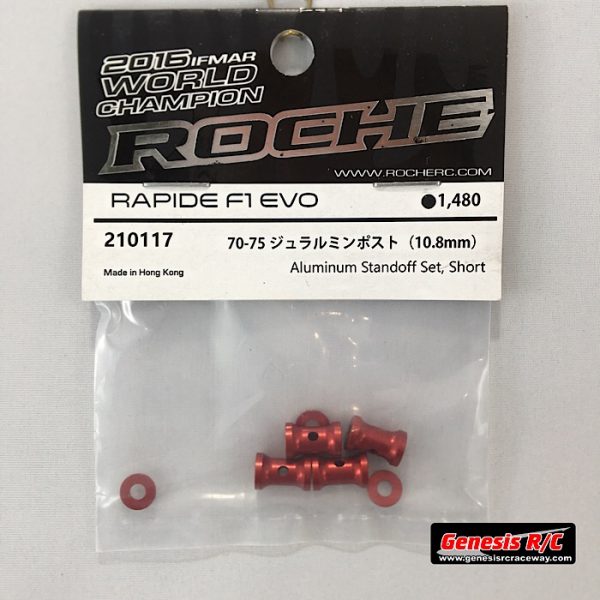 Roche 210117 - Rapide F1 EVO Aluminum Standoff Set, Short,10.8mm