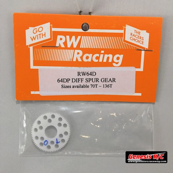 RW Gears RW64D70 - RW Racing 64 DP 70t Spur gear