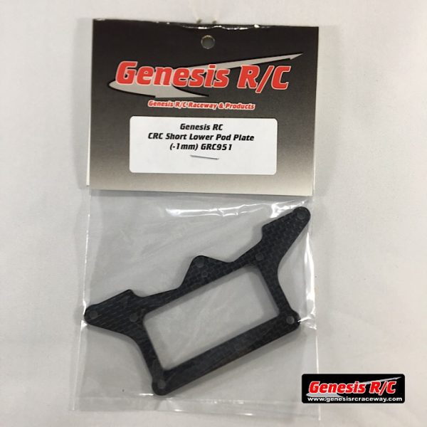 Genesis R/C GRC951 - CRC Short Lower Pod Plate (-1mm)