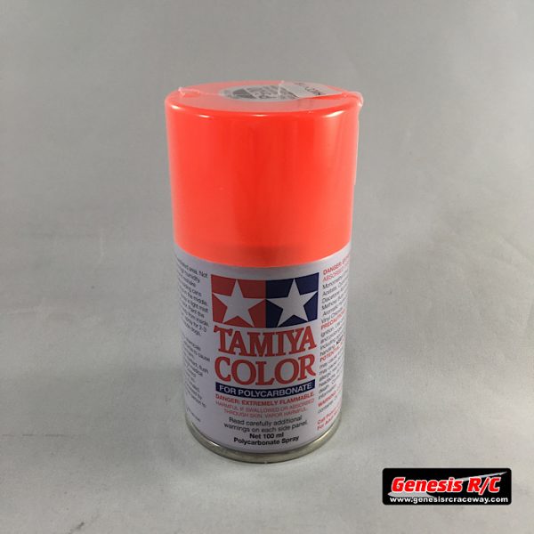 Tamiya 86020 - PS-20 Polycarbonate Spray Fluorescent Red 3 oz