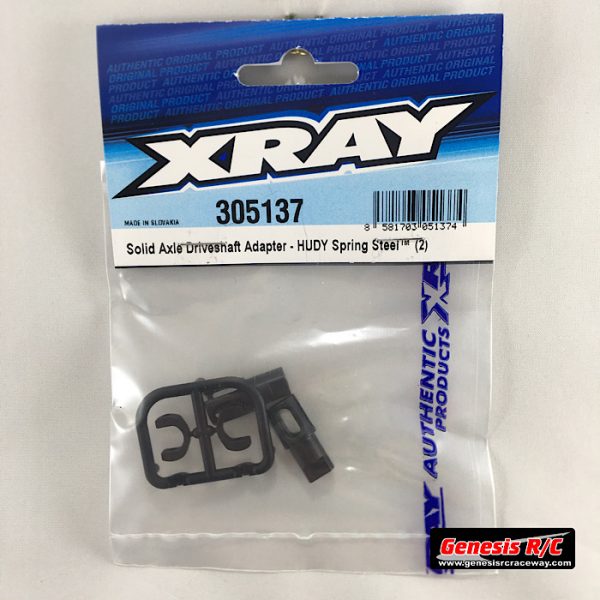 Xray 305137 - STEEL SOLID AXLE DRIVESHAFT ADAPTERS - HUDY SPRING STEEL? (2)