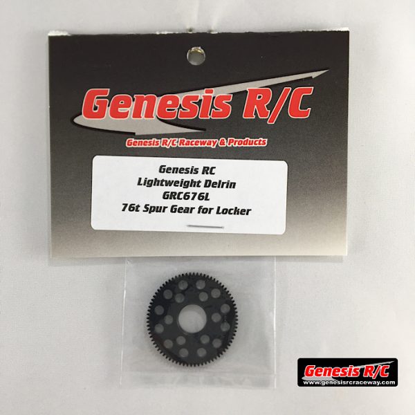 Genesis R/C GRC676L -  Light Weight Delrin 76Tooth Spur Gear for Locker