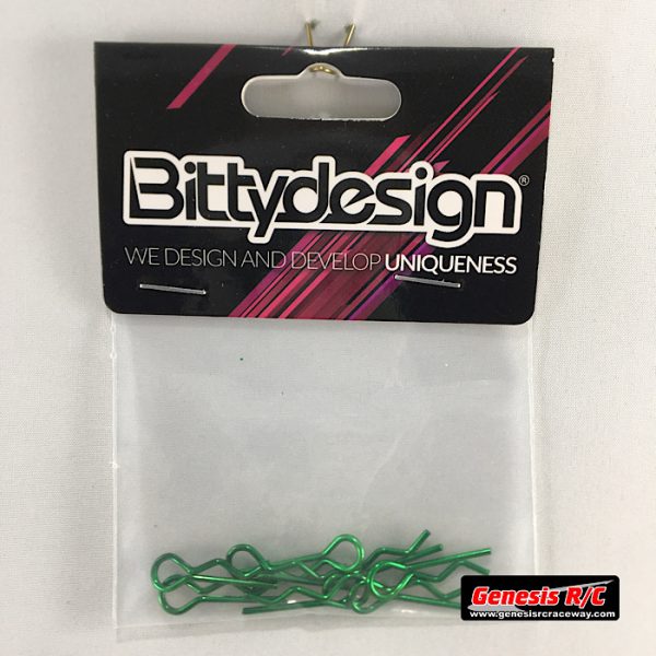 Bitty Design BC8GR - Bitty Design Body Clip (Green)