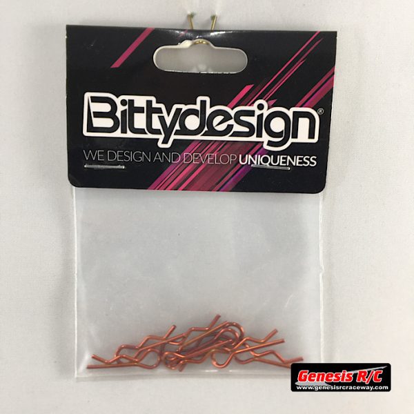 Bitty Design BC8O - Bitty Design Body Clip (Orange)