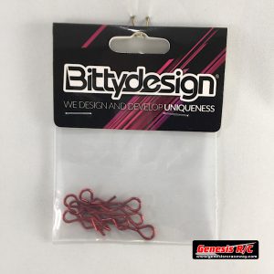 Bitty Design BC8R - Bitty Design Body Clip (Red)